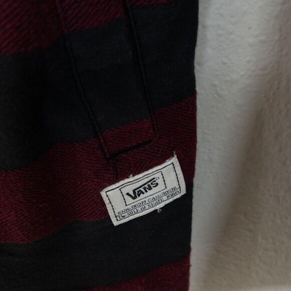 Vans Hoodie‎ Maroon & Black Small Front Pocket - Picture 3 of 10